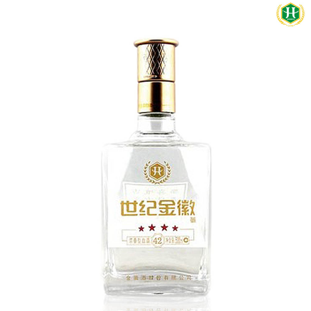 西部酒柜 甘肃名酒世纪金徽酒四星42度500ml正品特价满4瓶包邮