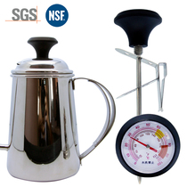 Coffee thermometer pen clipable pointer Kitchen milk Milk foam chocolate 304 stainless steel with thread