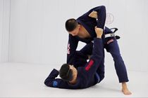 Jitsuka Conquering the Dragon and Subduing the Tiger Series Limited Edition Navy Blue Honeycomb Weaving Brazilian Jiu-Jitsu Suit with Taoist Bag