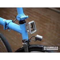 Taiwan HH small cloth Brompton with metal pig nose one-piece CNC front bag frame annual promotion silver