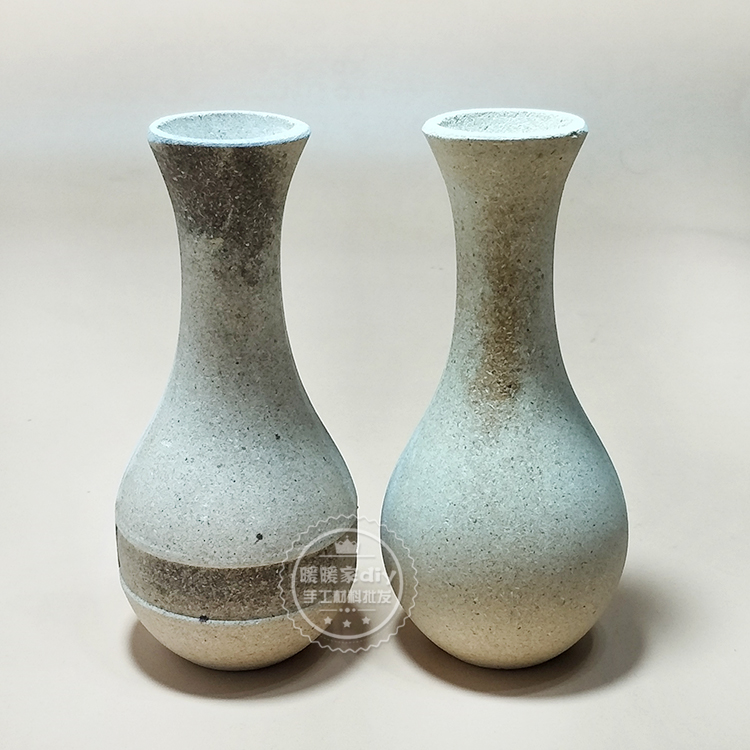 素胚陶瓷花瓶材料手工涂鸦素烧模具白胚上色美术制作小花素坯色非