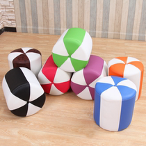 School Furniture Round Skin Stool Xiaoxiu Xiaoxiu Xiujing Psychological Consultation Room Childrens Stool Art Group Training Stool