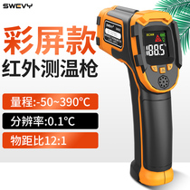 Speed infrared thermometer High precision electronic temperature gun thermometer Industrial water temperature Oil temperature Kitchen commercial