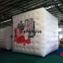 Inflatable PVC square balloon lift gift box lift Air model Rubik Cube air balloon inflatable advertising balloon hot sale