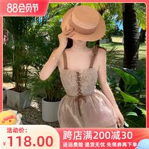 Sexy swimsuit women summer senior sense in conservative conjunction skirt appears thin and pure air 2022 new swimsuit