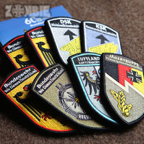 Imported German Original Outdoor Velcro Embroidered Armband Souvenir Morale Accessory Backpack Clothes Cloth Crest