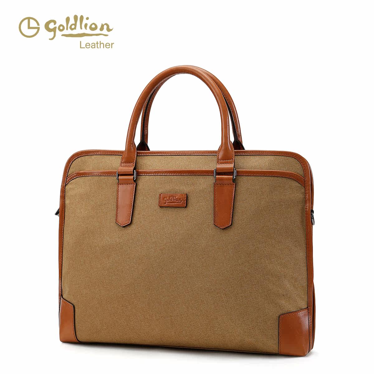 goldlion/金利来 新款男士手提包商务男包时尚公文包