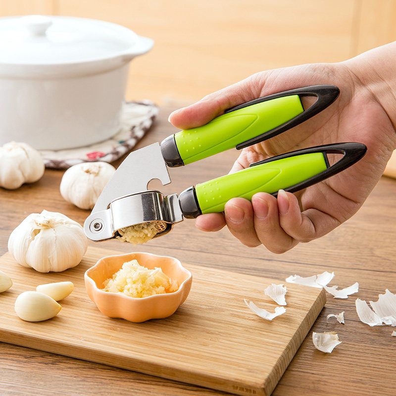 厨房不锈钢蒜泥器手动压蒜器家用碎大蒜姜汁蒜蓉机压蒜神器捣蒜器