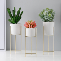 Nordic simulation plant living room cactus ornaments creative fleshy potted decorative green plant fake flower desktop small bonsai