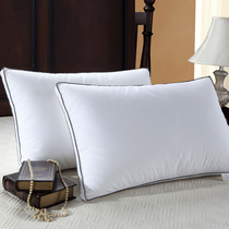 Five-star hotel pillow core (Crowne Plaza Hotel) Single standard velvet pillow