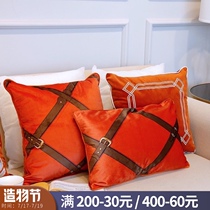 Jane European living room Sofa cushion pillow Light luxury pillow cover Model room Bedside cushion Office waist pillow Bay window