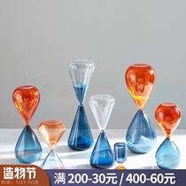 Nordic creative personality water drop hourglass timer ornament Childrens room decoration ornament decoration Birthday gift