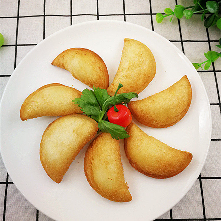 爆香冰淇淋油炸冰激凌10个酒店宴席特色油炸小吃甜点心冷冻半成品