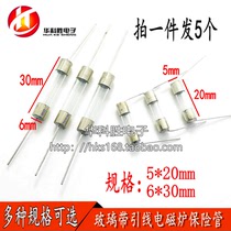 Take 1 of 5 3A 5A 8A 10A 12A 15A 250V with pin glass cooker cartridge fuses