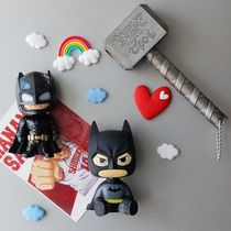 Avengers Refrigerator stickers Batman 3D Lenticular magnet Refrigerator decoration creative magnetic home decorations