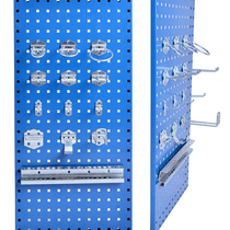 Cave board display rack hardware tool rack square hole car beauty tool hanging board adhesive hook storage wall shelf