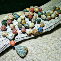 Arashan Gobi Wall Agate Boutique Gluten Vein Stone Necklace Woolen Clothing Chain Collection