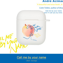 The original call me by your name is suitable for Airpods1 2nd generation protective cover apple pro earphone case 3 sweet tea