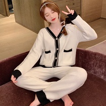 Coral Suede Pajamas Woman Autumn Winter 2021 New Gafu Thickened Warm Can Outside Wearing Ladys Home Clothing Two Sets