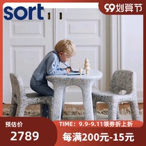 sort Belgian Ecobirdy childrens table Luisa Nordic creative plastic small table environmental safety collision avoidance