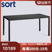sort Danish HAY long table T12 Nordic Table 1 6 m 2 M table conference table working desk long table