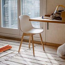 sort Danish HAY furniture Nordic dining chair NEU13 modern minimalist creative chair wool soft cloth chair leather chair