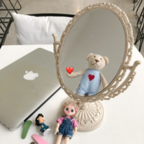 Hanfeng chic simple girl heart European style princess style relief dormitory bedroom room mirror makeup mirror