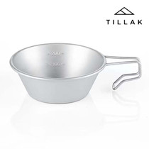 Export tillak outdoor camping stainless steel Snow Bowl picnic barbecue cutlery Cup snowpeak same model