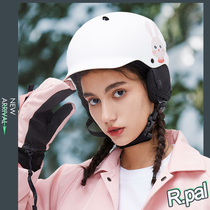 Professional ski helmets men and women snow glasses one helmet outdoor sports skiing equipment adult single and double board snow helmets