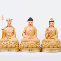 The three Holy Buddha statues of Sha Jin Sabah are dedicated to the Buddha Guanyin Tibetan King Bodhisattva Sakyamuni Buddha
