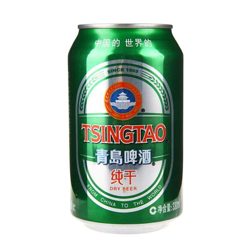 【苏宁易购】青岛啤酒10度330*24纯干罐啤