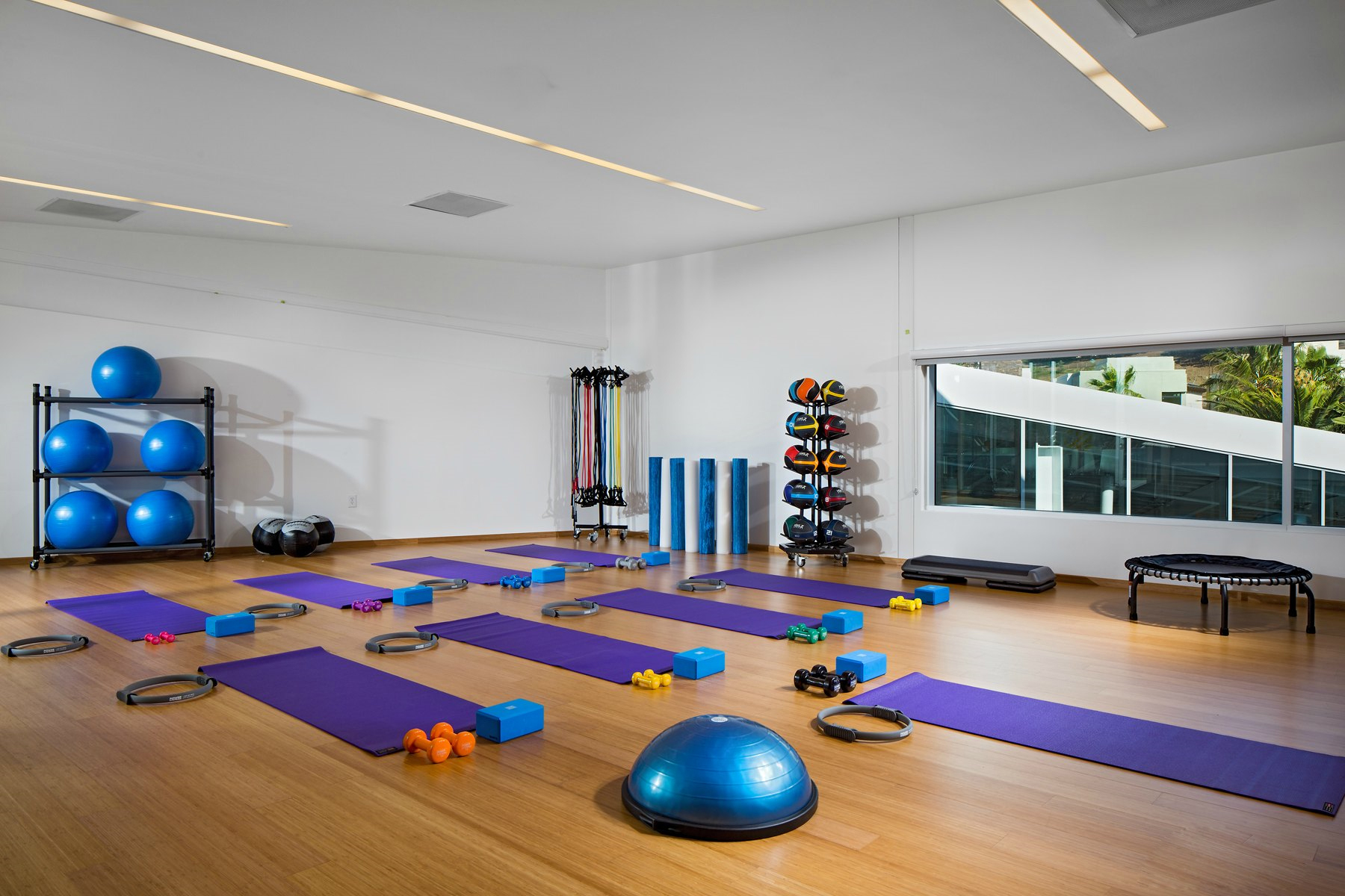 瑜伽馆丨健身舞蹈房室内设计装修案例