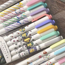 Limited ZEBRA ZEBRA Pikachu set highlighter student Doraemon cartoon light color key marker pen