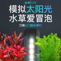 Jiyin small aquatic lamp led full lighting professional bracket spectrum landscape lamp frame plate aquarium special grass cylinder lamp