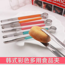 Korean stainless steel food folder barbecue steak multi-purpose Korean restaurant anti-hot food clip