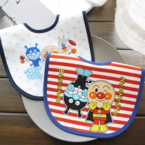 Special single cartoon fluorescent waterproof baby U - shaped towel full - pure cotton children around the mouth baby rice around the pocket