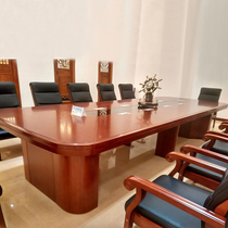 Office furniture desk Close wooden table Tatefrui wood guest reception paint large bar table