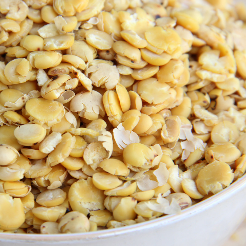 黄豆扁子钱钱 大豆扁子 杂粮石碾古法 粗粮熬粥营养豆钱子黄豆片