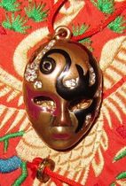 Pure copper inlaid with rhinestones