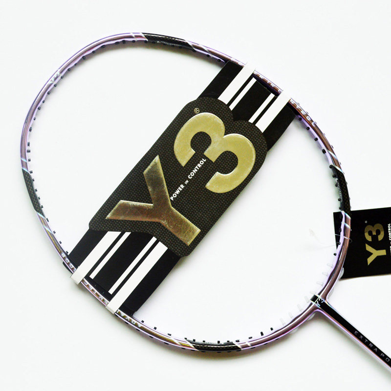 台湾y3男女士特制进攻防守兼备全碳素单拍羽毛球拍电镀征服者cq 5_7折