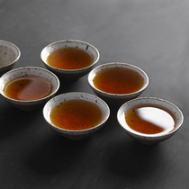 Liuhtang Japanese handmade crafted pottery tea cup kung fu tea set bucket hat ceramic master Cup Single Cup Puer tea cup