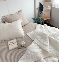 Super soft shop owner for self use ~ ASAROOM Korea 60 cotton air conditioning quilted bed sheet dual use