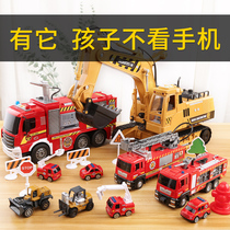 Children's toy boy educational engineering car set combination children Christmas 3 baby 4 birthday 5 gift 6 years old