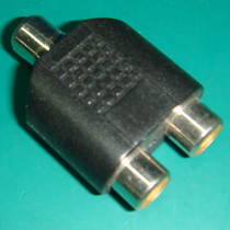 3-way rcahead connecting head test video surveillance equipment accessories adapter Lotus head female head 1 point 2 turn interface