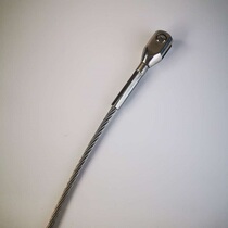 Steel structure tension system stainless steel cable point support curtain wall fittings 304 stainless steel wire rope rigging