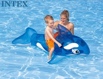 Original genuine INTEX Little Whale Ride Adult Water Playing Toy Inflatable Animals Ride Children's Toys