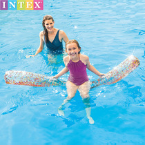 Original INTEX gold powder wave floating tube floating drain inflatable toy play water supplies 57509
