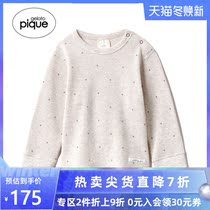 gelato pique autumn winter baby Top solid color stars soft home clothes PBCT194477