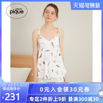 gelato pique spring summer feather pattern tassel home suspenders PWCT192336