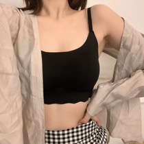 Summer bra thin Japanese peace of mind underwear Ice Silk seamless bra no steel ring one piece sports vest underwear women